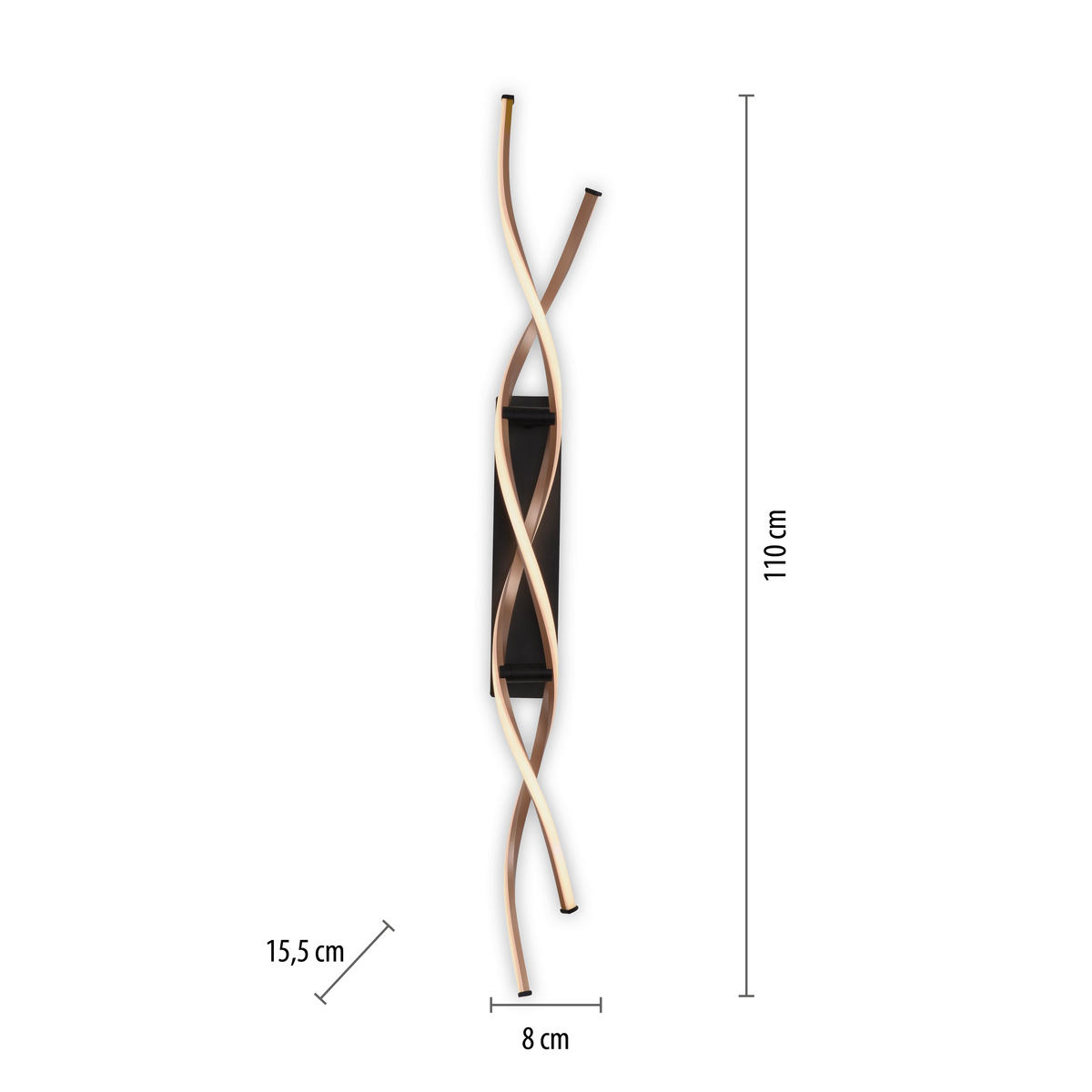 LED-DECKENLEUCHTE Polina 106/12/17 cm   - Design, Metall (106/12/17cm) - Paul Neuhaus