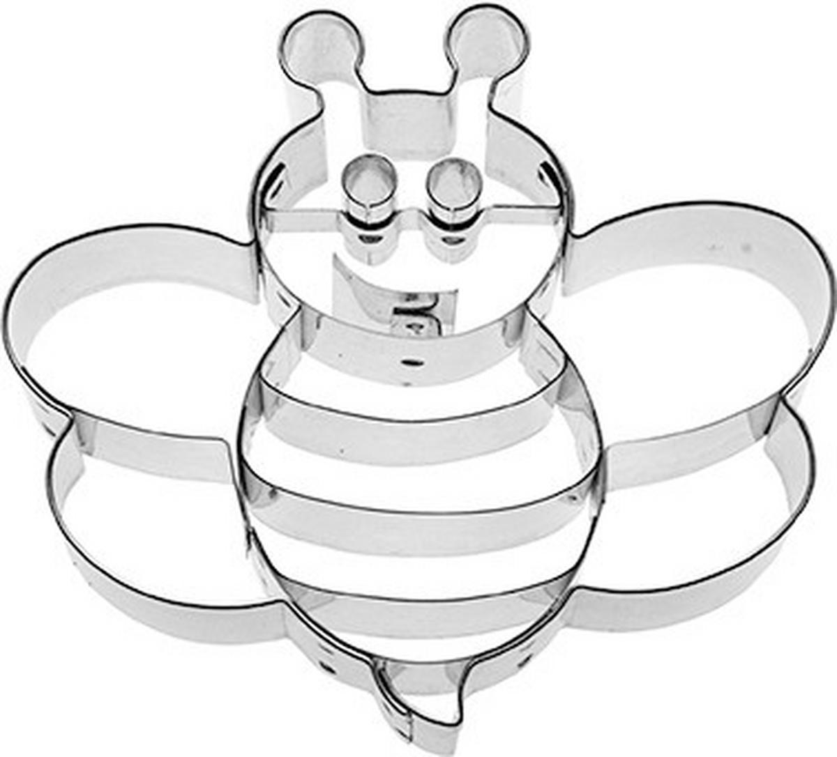 KEKSAUSSTECHFORM - Edelstahlfarben, Konventionell, Metall (9,2/8,3/2,5cm) - Birkmann