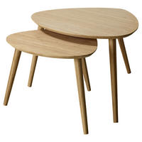 SATZTISCH in Holz 68/45/57 cm  - Naturfarben, MODERN, Holz (68/45/57cm) - MID.YOU