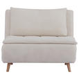 SCHLAFSOFA Cord Beige  - Beige/Naturfarben, Design, Holz/Textil (105/80/90cm) - Carryhome