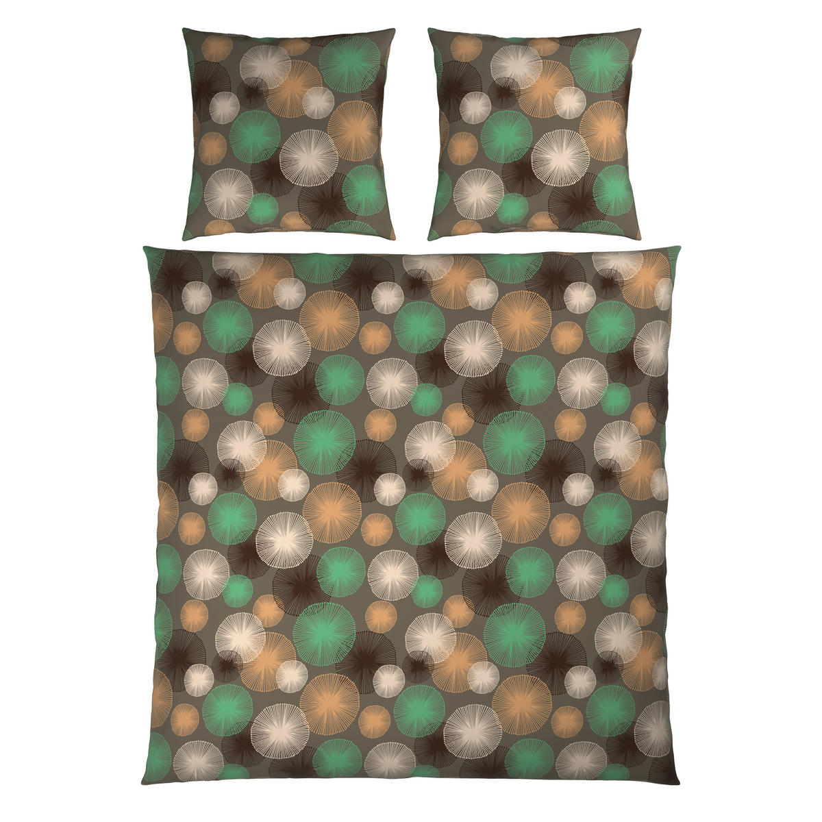 BETTWÄSCHE Satin 200/200 cm  - Grün, Textil (200/200cm) - Esposa