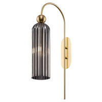 WANDLEUCHTE 10/53,5/23,5 cm  - Goldfarben, Glas/Metall (10/53,5/23,5cm) - MAYTONI