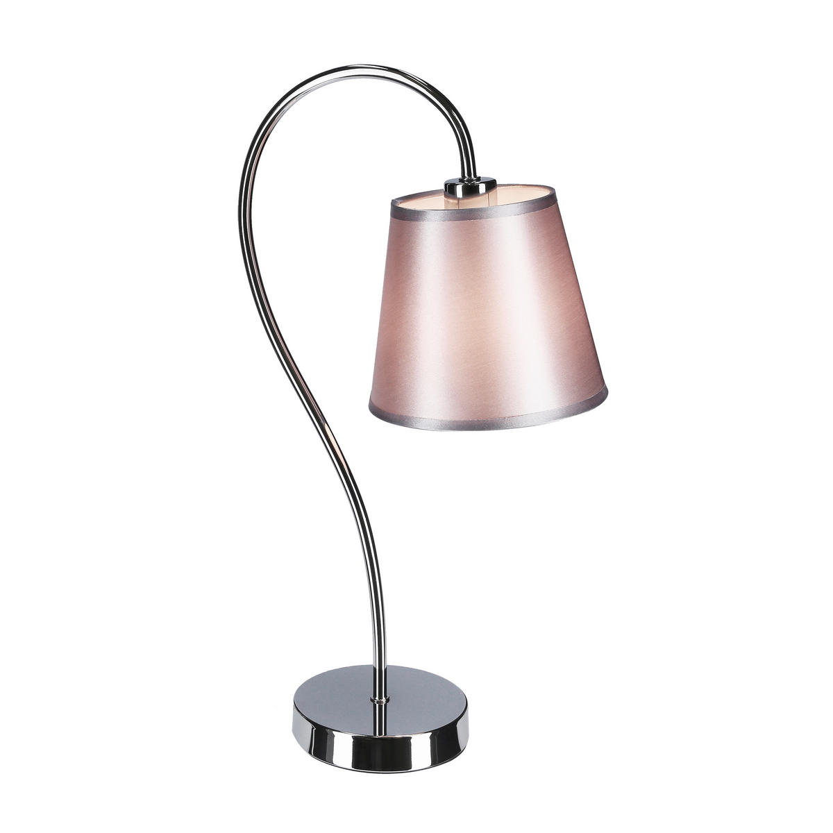 TISCHLEUCHTE 23/15/46 cm   - Chromfarben, Basics, Kunststoff/Metall (23/15/46cm)