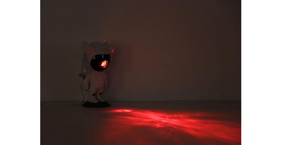 LED-DEKOLEUCHTE Astronaut 12/13/23 cm  - Weiß/Grau, Design, Kunststoff (12/13/23cm) - Novel