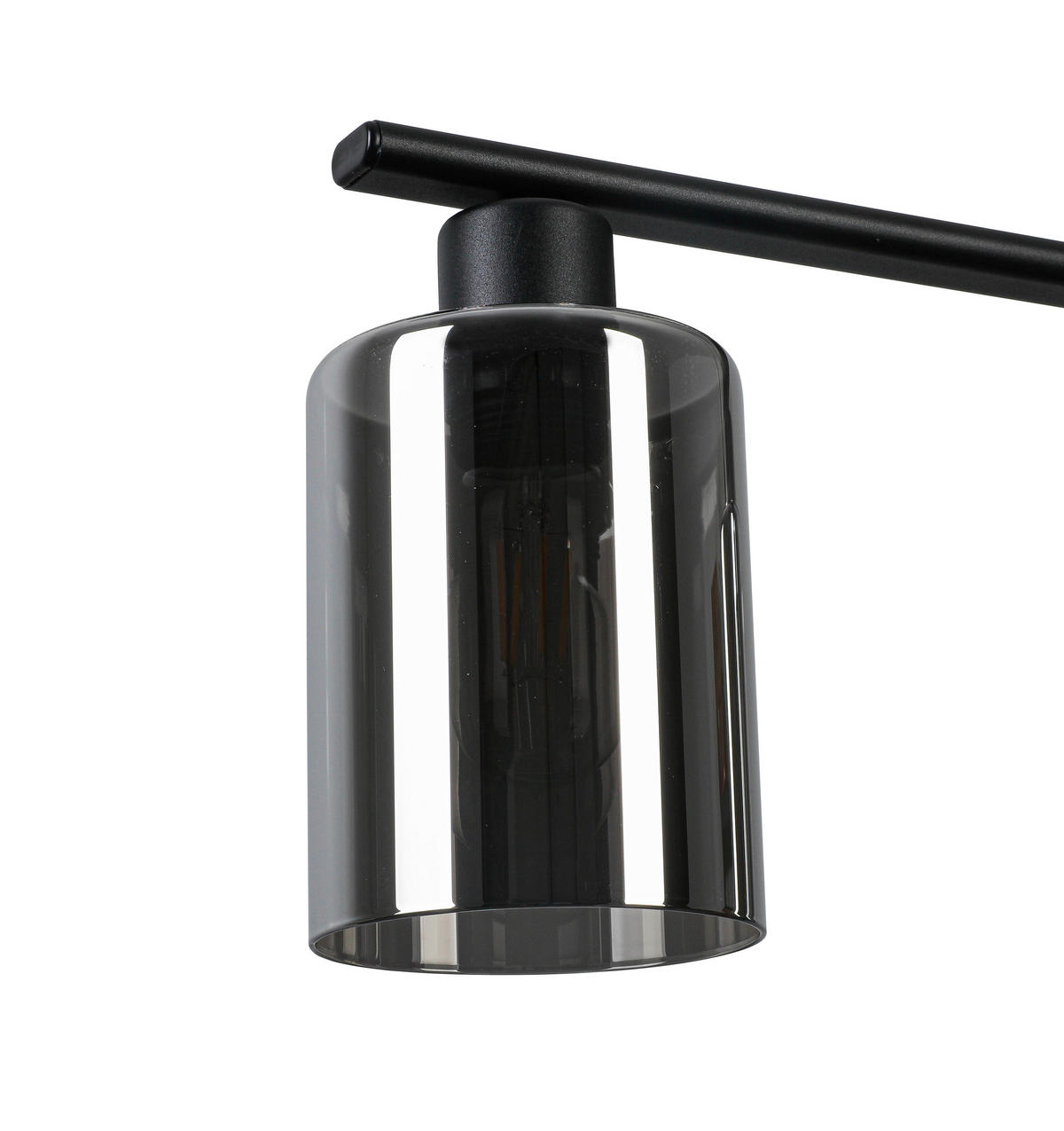 VISEČA SVETILKA     78/11/110 cm        4 x 25 W E27 - črna, Konvencionalno, kovina/umetna masa (78/11/110cm) - Novel