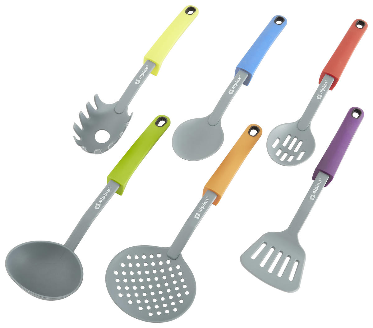 KÜCHENHELFERSET  - Multicolor, Basics, Kunststoff (13/13/38,5cm) - Alpina 6287