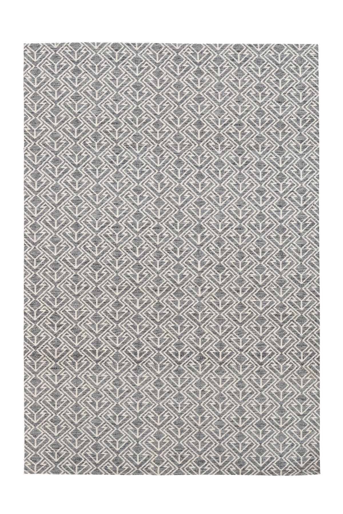 VENKOVNÍ KOBEREC, 80/150 cm, krémová, šedá - šedá/krémová, Trend, textil/plast (80/150cm)
