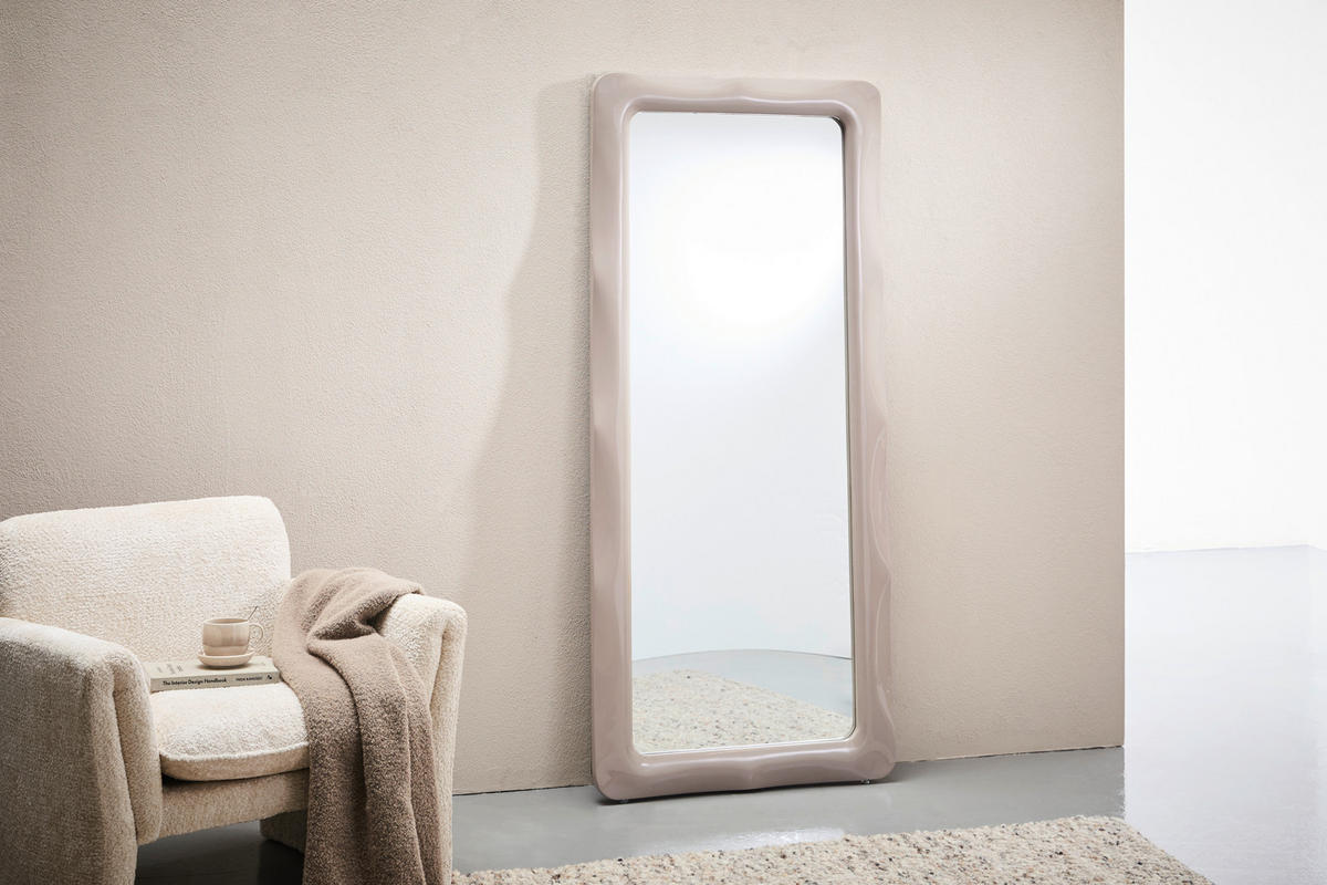 WANDSPIEGEL 80/180/4,3 cm  - Kaschmir, Design, Glas/Holzwerkstoff (80/180/4,3cm) - Novel