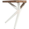 TISCHGESTELL in Metall 60/72/70 cm - Creme, Design, Metall (60/72/70cm) - Landscape