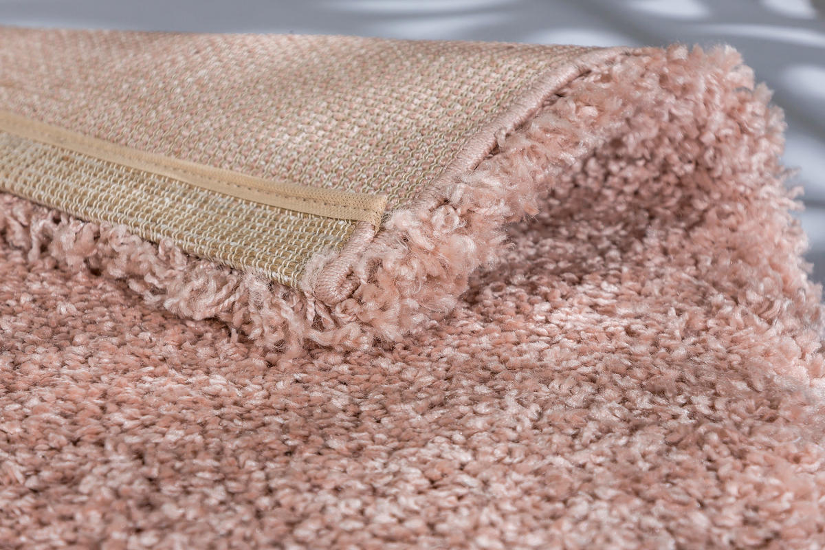 HOCHFLORTEPPICH 67/130 cm Savage Rosa  - Rosa, KONVENTIONELL, Textil (67/130cm) - Schöner Wohnen