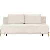 SCHLAFSOFA Bouclé Creme  - Creme/Naturfarben, Design, Holz/Textil (211/88/102cm) - Niels Andersson