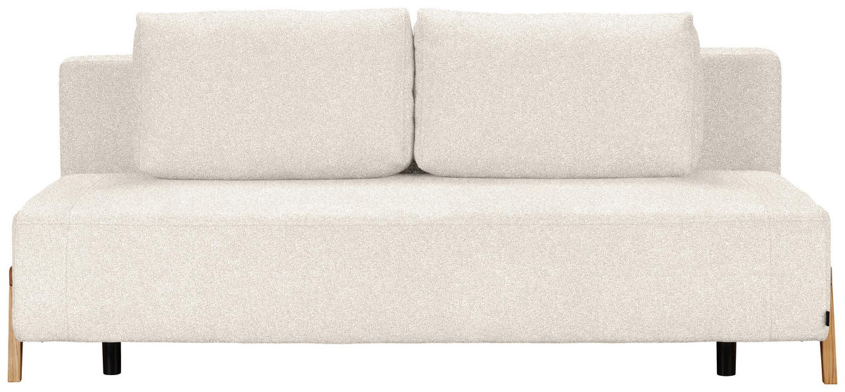 SCHLAFSOFA in Textil Creme  - Creme/Naturfarben, Design, Holz/Textil (211/88/102cm) - Niels Andersson