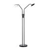 LED-GOLVLAMPA Tallri    - svart, Klassisk, metall (135cm) - Fischer & Honsel