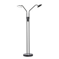 STOJACÍ LED SVÍTIDLO, 135 cm - černá, Konvenční, kov (135cm) - Fischer & Honsel