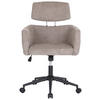 DREHSTUHL Mikrofaser Braun  - Schwarz/Braun, MODERN, Holz/Kunststoff (62/92/100/63cm) - MID.YOU