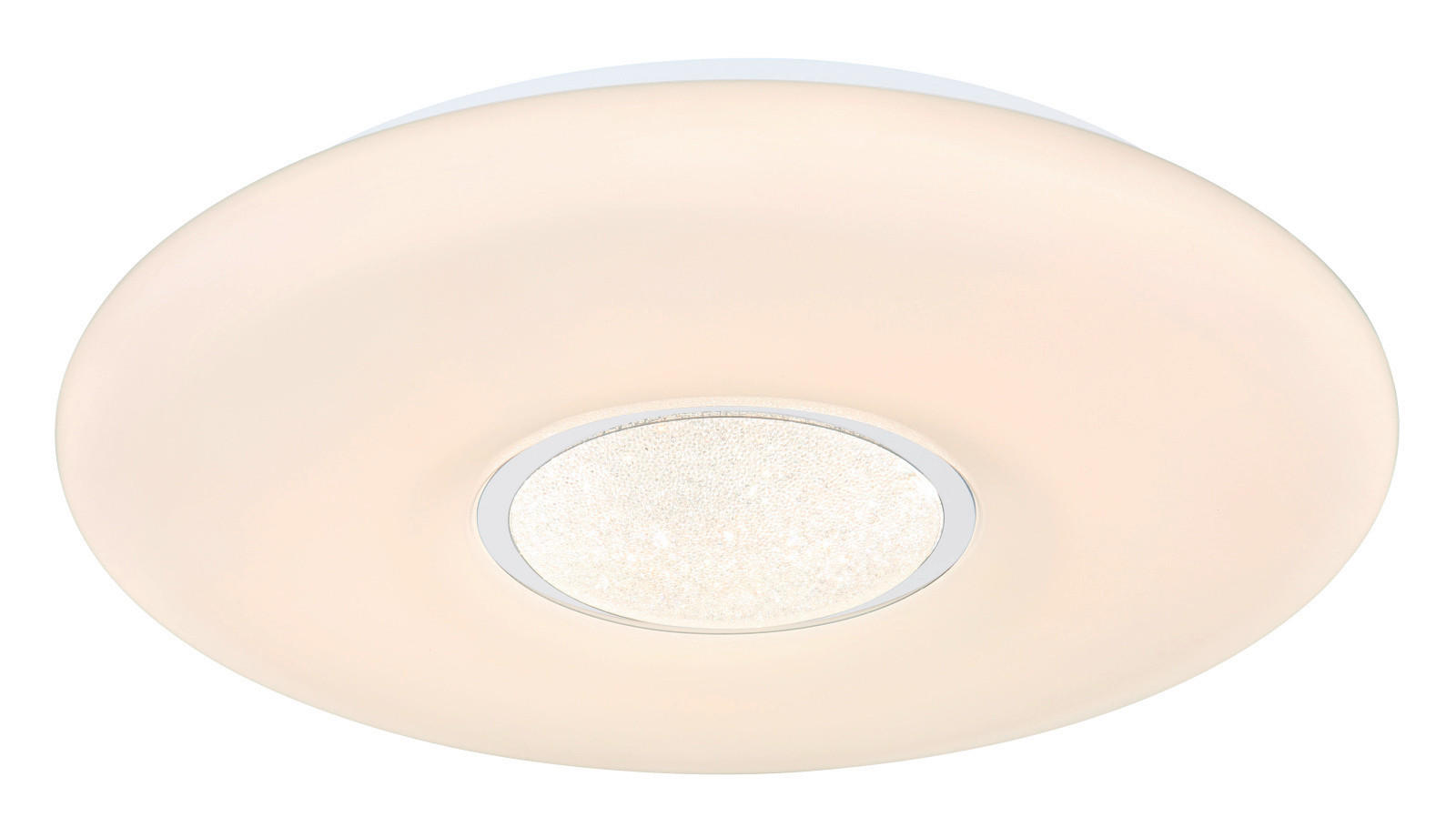 LED MENNYEZETI LÁMPA - opál/fehér, Basics, műanyag/fém (41/7cm)
