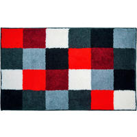 KOBERČEK DO KÚPEĽNE, 60/100 cm - čierna/biela, Basics, textil/plast (60/100cm) - Grund