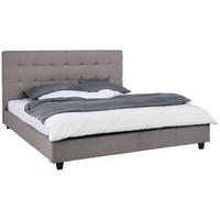 TAPECIRANI KREVET   180/200 cm   svijetlo siva  - svijetlo siva, Moderno, drvo/tekstil (180/200cm) - Carryhome