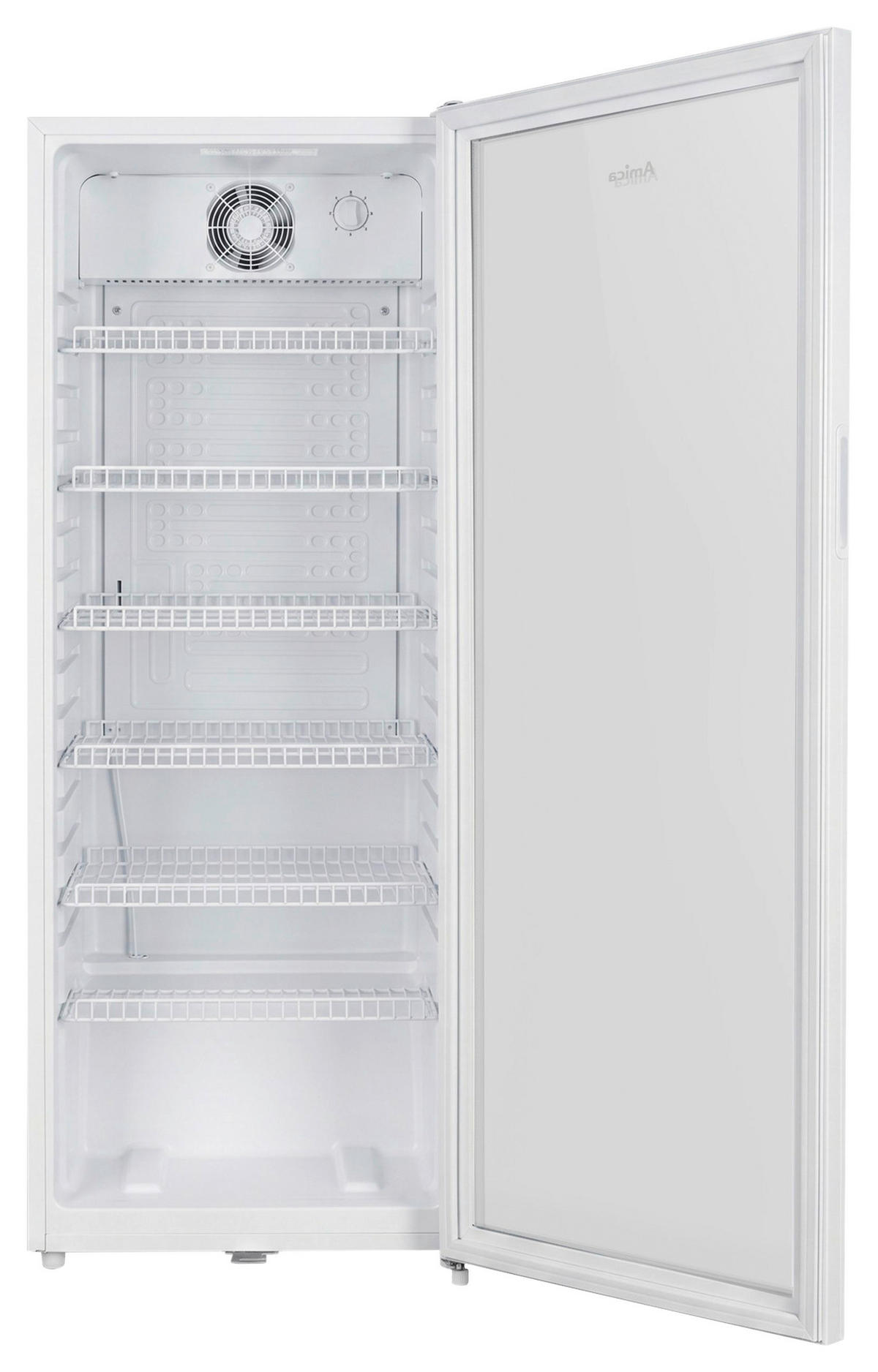 GETRÄNKEKÜHLSCHRANK 54,5/141/54 cm  - Weiß, Basics, Glas/Metall (54,5/141/54cm) - Amica