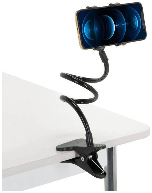 HANDYHALTERUNG  - Schwarz, MODERN, Kunststoff (11/75/1cm) - MID.YOU