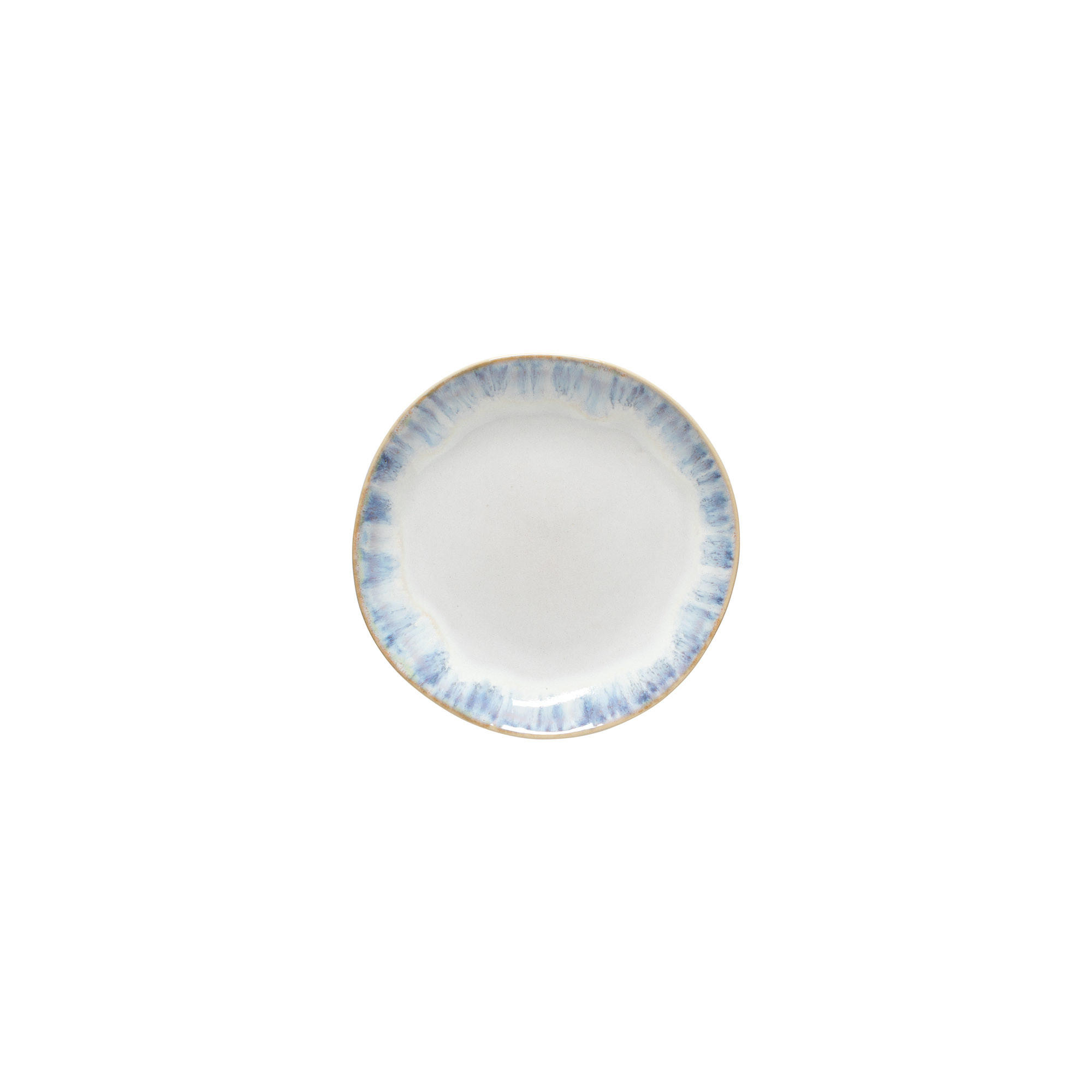 APERITIFTELLERSET 6ER SET BRISA 6-teilig  - Blau/Weiß Hochglanz, Basics, Keramik (15cm) - Costa Nova