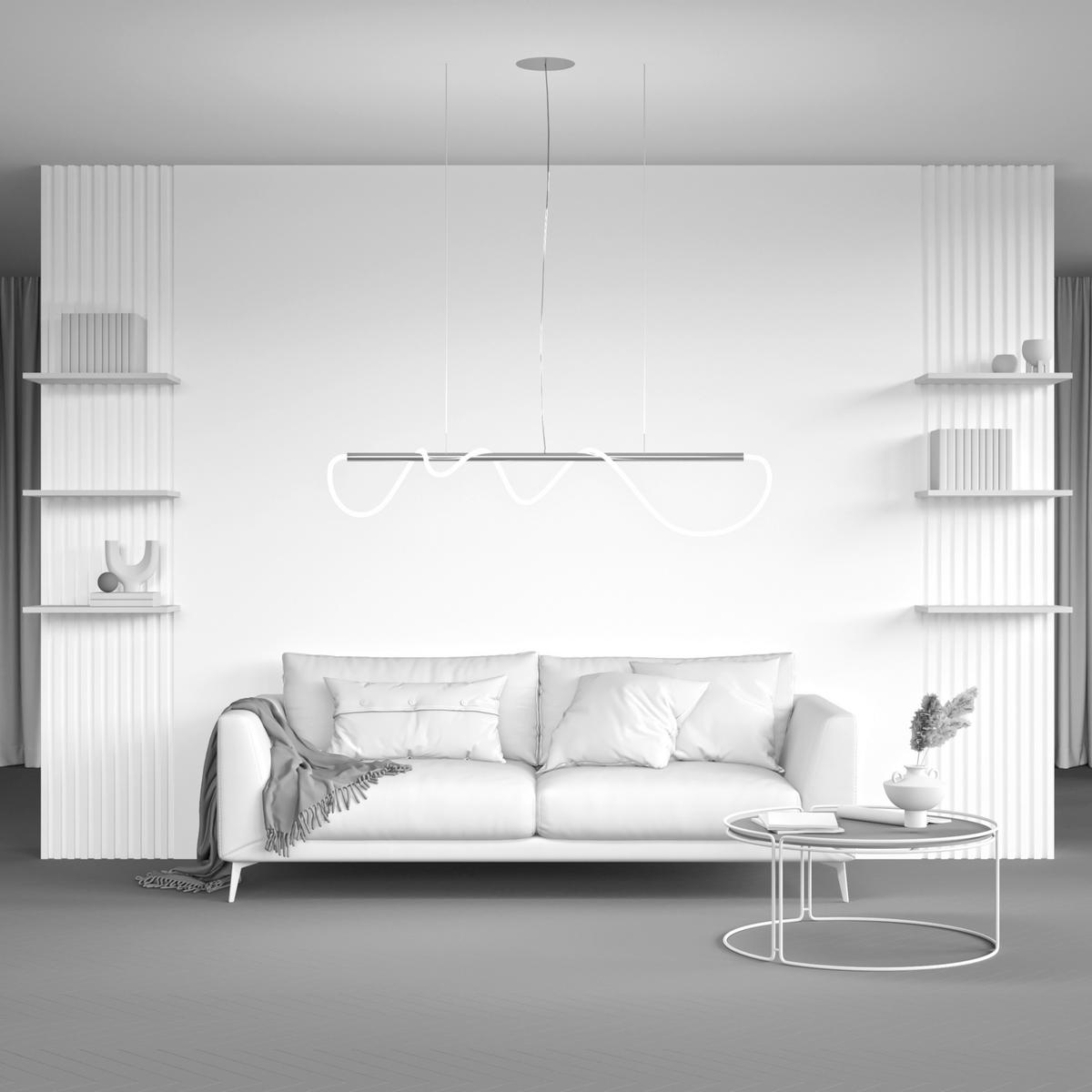 PENDELLEUCHTE  18/150/140 cm   - Goldfarben, Basics, Kunststoff/Metall (18/150/140cm) - MAYTONI