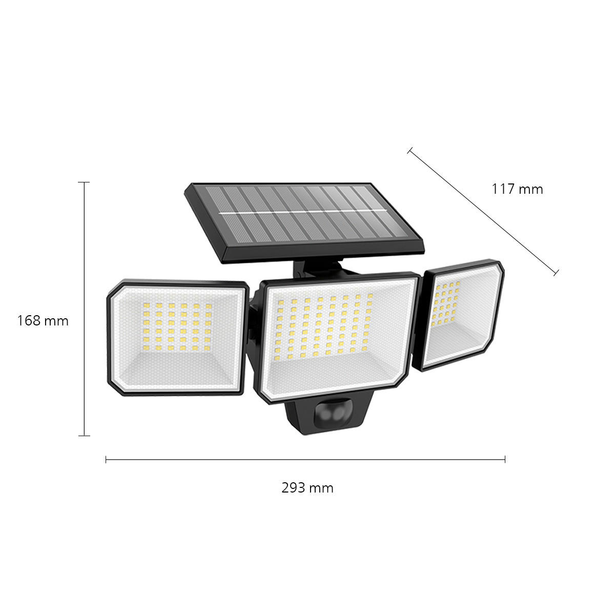 SOLARLEUCHTE 29.3/16.8/11.7 cm   - Schwarz, KONVENTIONELL, Kunststoff (29.3/16.8/11.7cm) - Philips