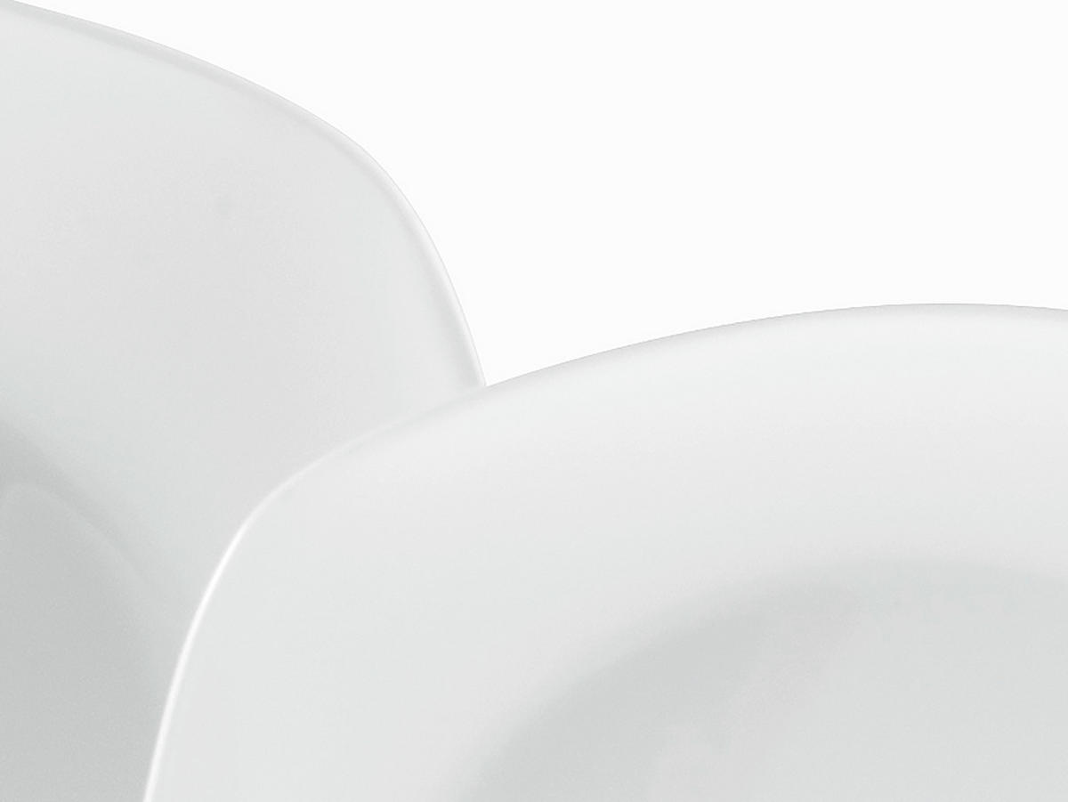 JÍDELNÍ SOUPRAVA, porcelán - bílá, Basics, keramika - Creatable