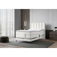 BOXSPRINGBETT 100/200 cm  in Creme  - Creme/Schwarz, Natur, Textil/Metall (100/200cm) - Esposa