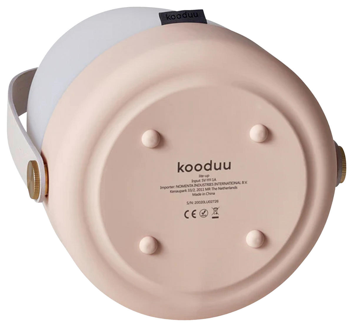 KOODUU TISCHLEUCHTE LITE-UP 20.3/26.2/20.3 cm  - Hellrosa, Design (20.3/26.2/20.3cm)