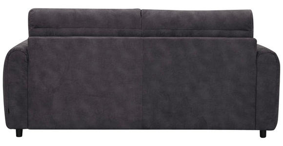 SCHLAFSOFA Leinenoptik Dunkelgrau  - Dunkelgrau/Schwarz, Design, Kunststoff/Textil (198/91/100cm) - Carryhome