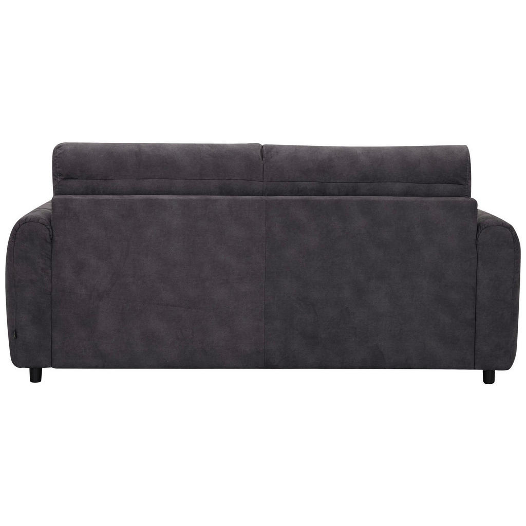 Thumbnail - Carryhome Schlafsofa, Dunkelgrau, Textil, 2-Sitzer, 198x91x100 cm, Bettfunktion erhältlich, Rücken echt, Armteil links, ...