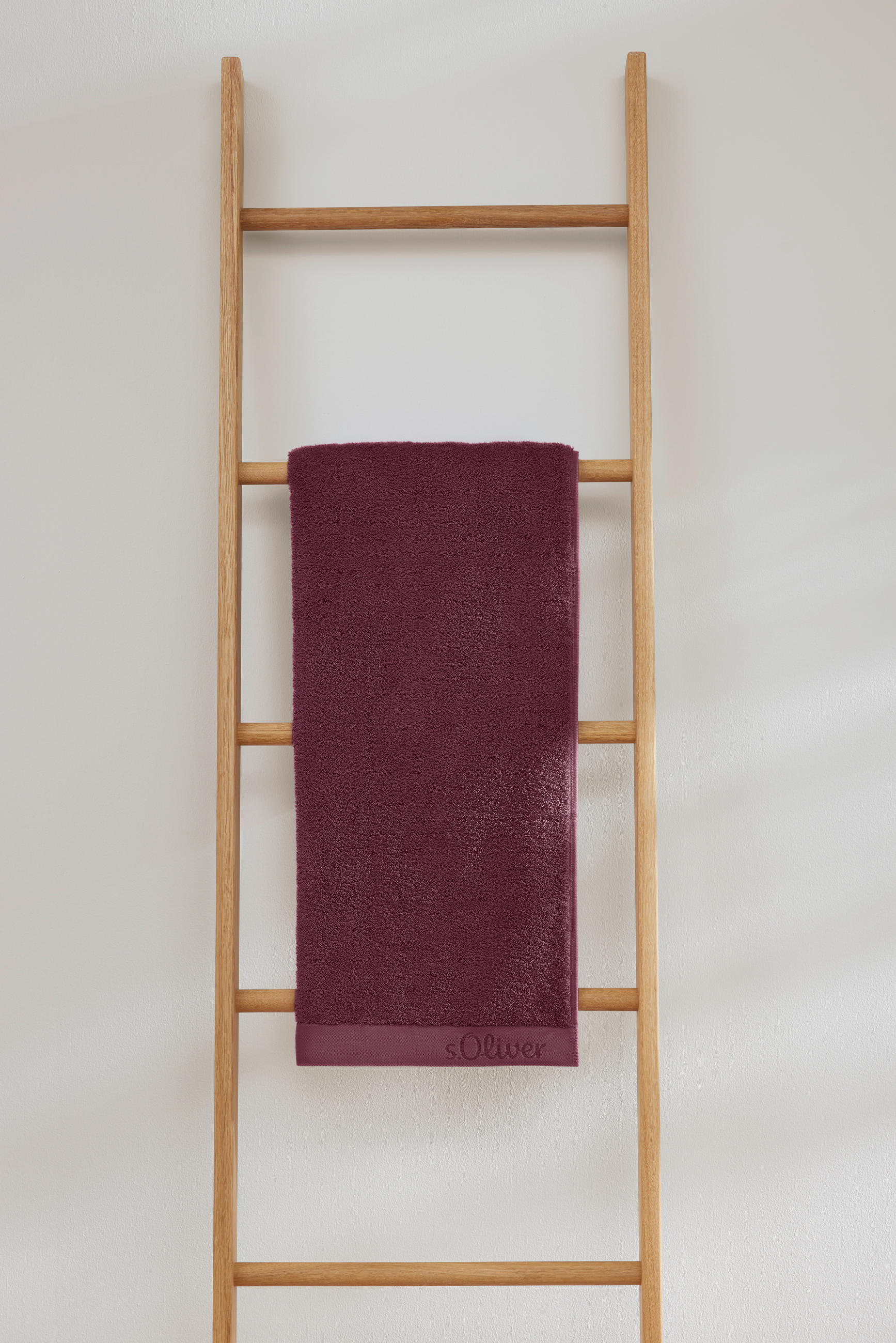 HANDTUCH s.Oliver Weinrot  - Weinrot, Trend, Textil (50/100cm) - S. Oliver
