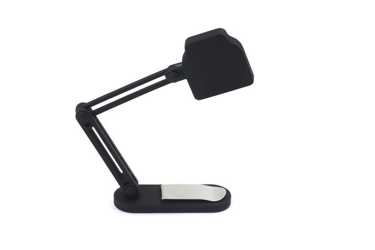 LAMPA ZA ČITANJE - crna, Konvencionalno, plastika (14,5/2,5/7,5cm) - Kikkerland