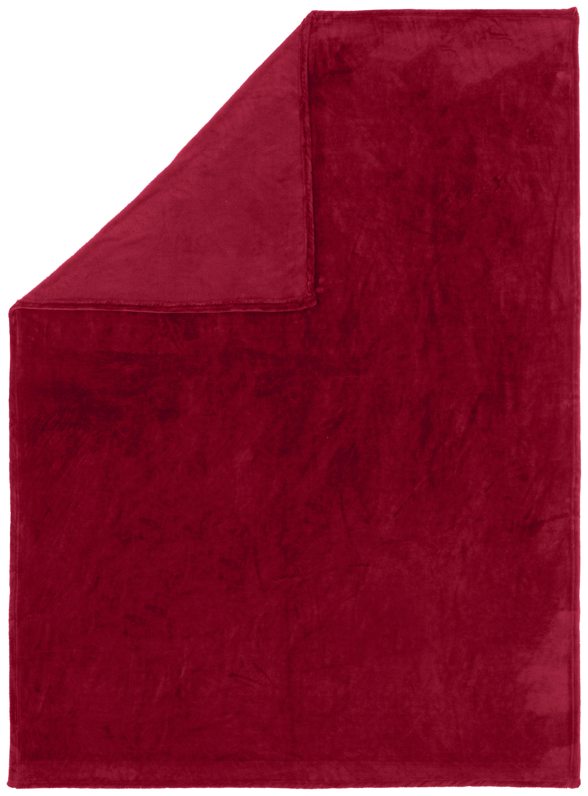 DEKA 140/190 cm EMMA - bordo, Basics, tekstil (140/190cm) - Novel