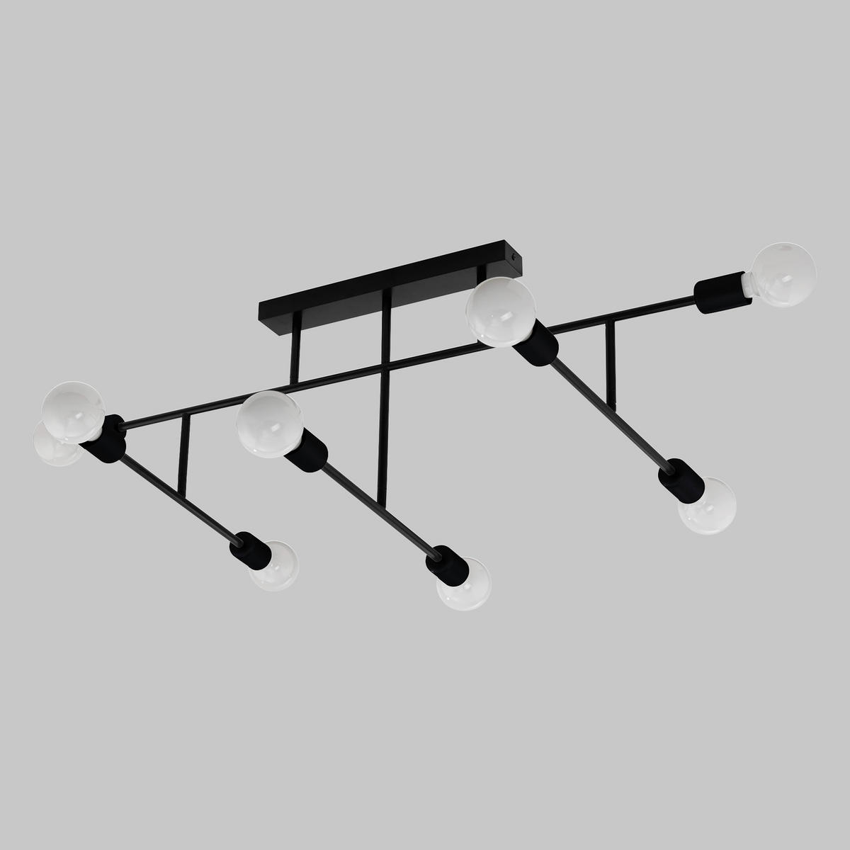 DECKENLEUCHTE 40 W    118/51/35 cm  - Schwarz, MODERN, Metall (118/51/35cm)