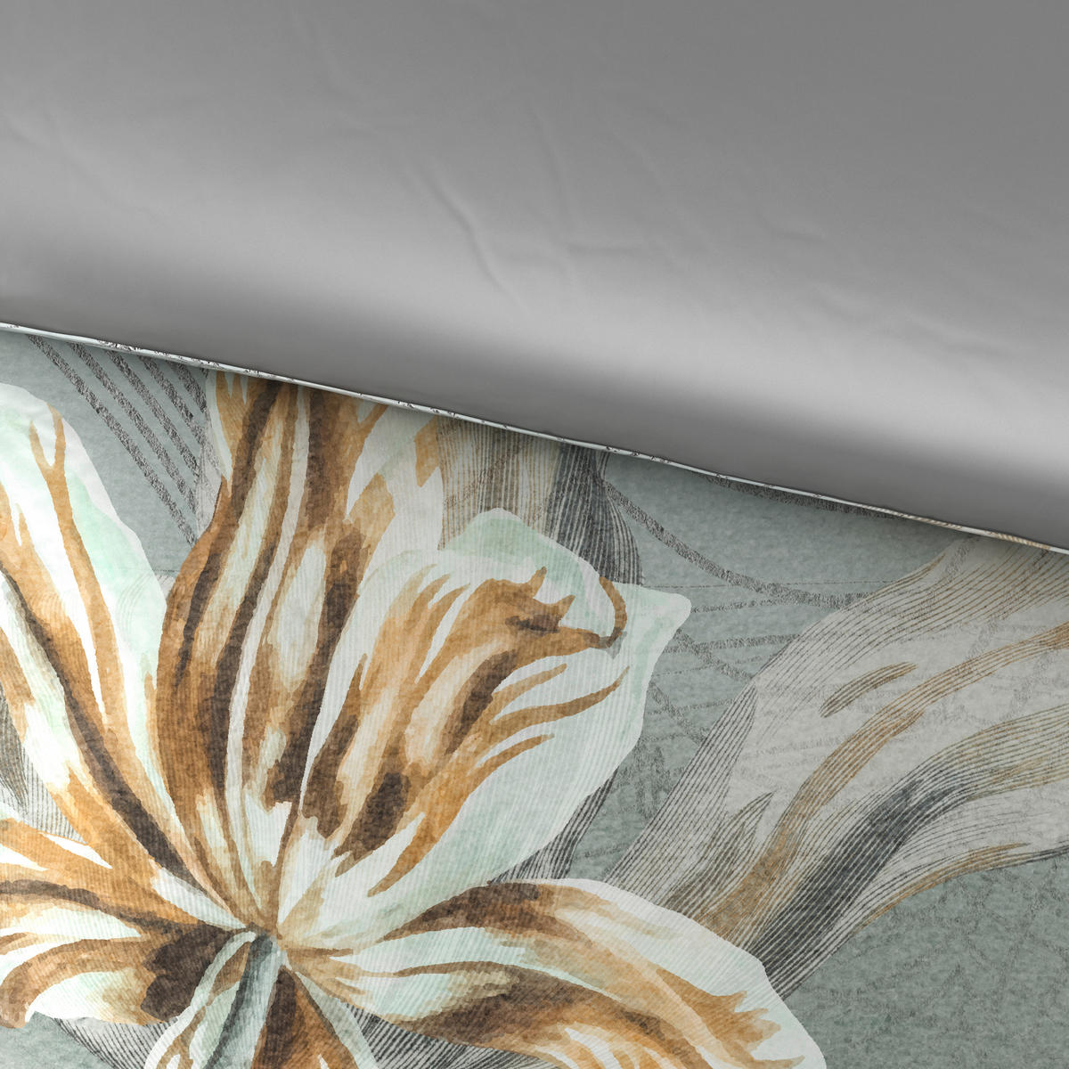 POSTELJINA GRACE 140/200 cm saten višebojna  - višebojna, Konvencionalno, tekstil (140/200cm) - Esposa