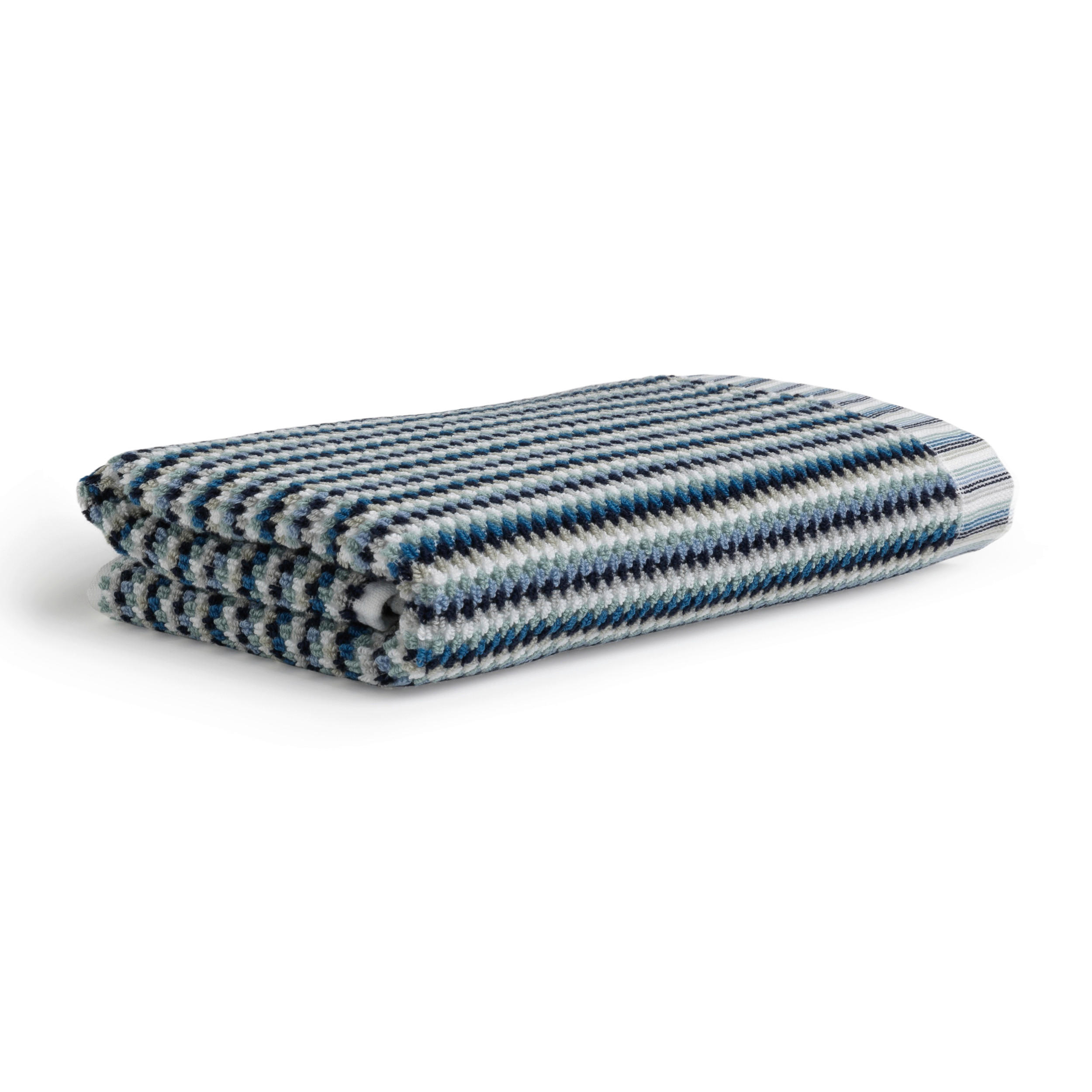 DUSCHTUCH Bliss 67/140 cm  - Blau/Multicolor, Basics, Textil (67/140cm) - Moeve