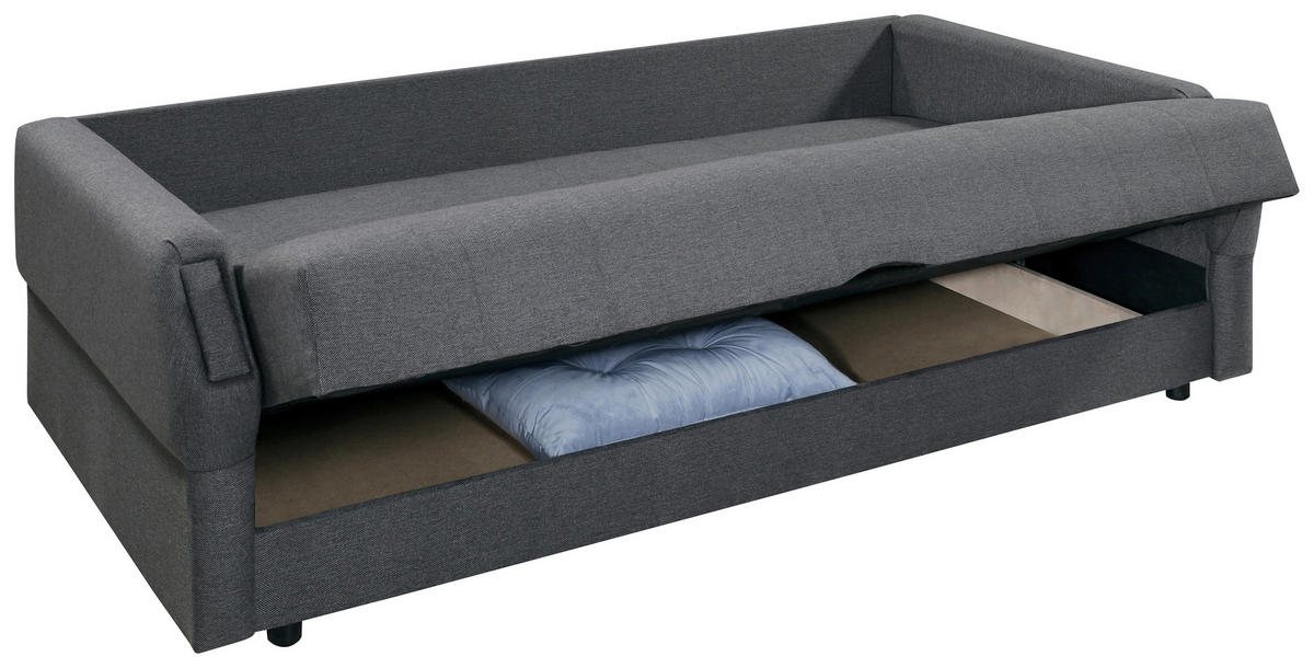 3-SED,  siva les  - siva, Design, les (218/80/92cm) - Boxxx