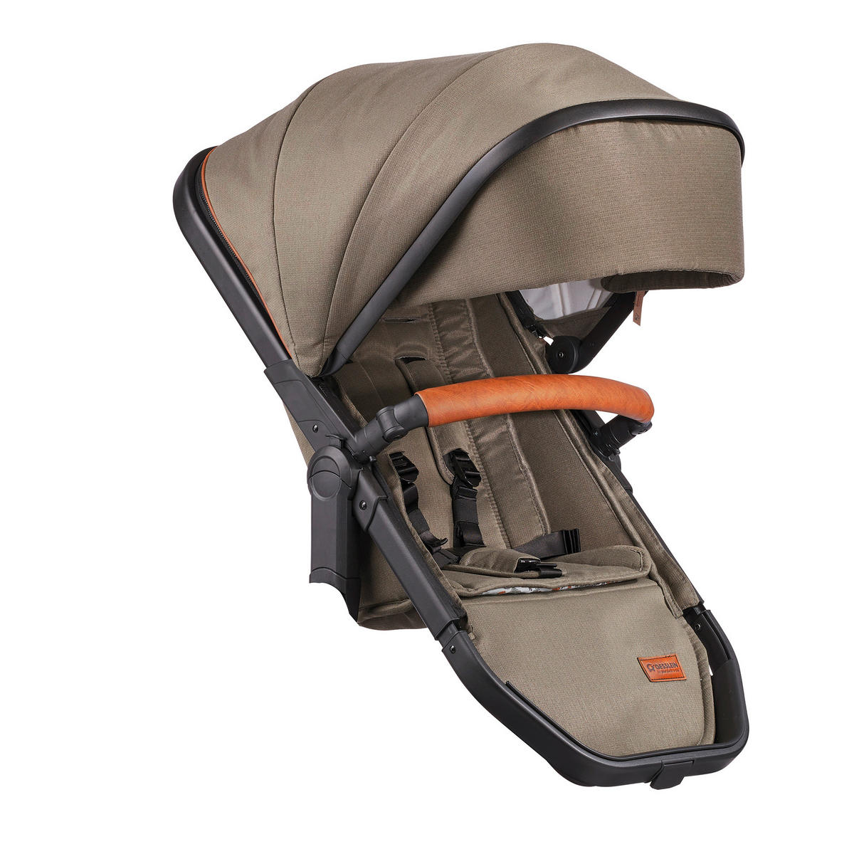 KINDERWAGENSET FX4 Life  - Cognac/Schwarz, Basics, Textil/Metall (57/129/100cm) - Gesslein