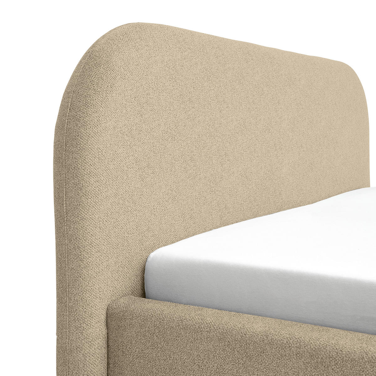 POLSTERBETT Bettkasten, Lattenroste 160/200 cm  in Greige  - Greige/Schwarz, Design, Holz/Textil (160/200cm) - Boxxx