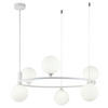 PENDELLEUCHTE  58/28/58 cm   - Weiss, Basics, Glas/Metall (58/28/58cm) - MAYTONI