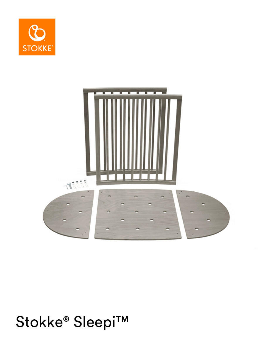UMBAUSEITEN  - Naturfarben/Grau, Basics, Holz (74cm) - Stokke