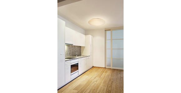 Led Deckenleuchte Johanna Ø 70 cm Dimmbar - Weiß, Basics, Kunststoff/Metall (70/10cm) - Luca Bessoni