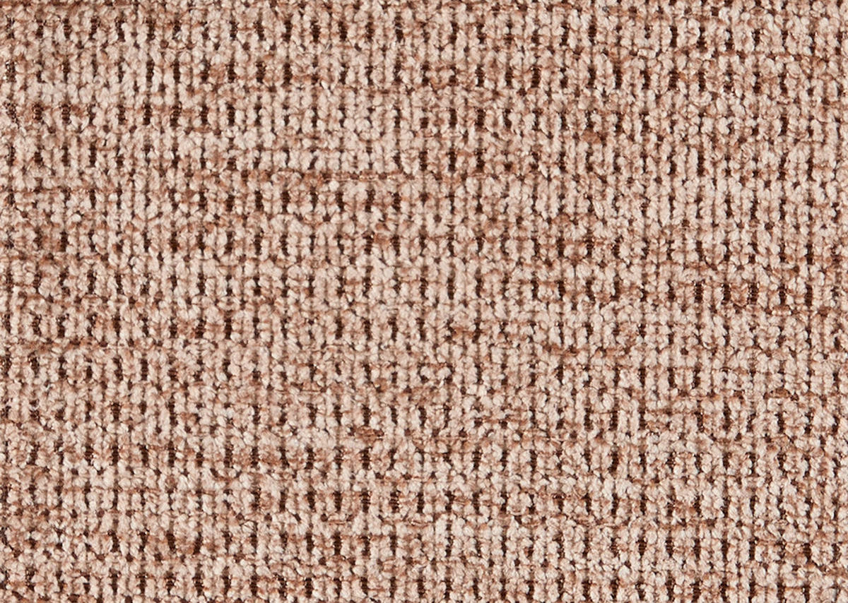 ECKSOFA Flachgewebe Aprikose  - Aprikose/Schwarz, Design, Textil/Metall (270/308cm) - Pure Home Lifestyle