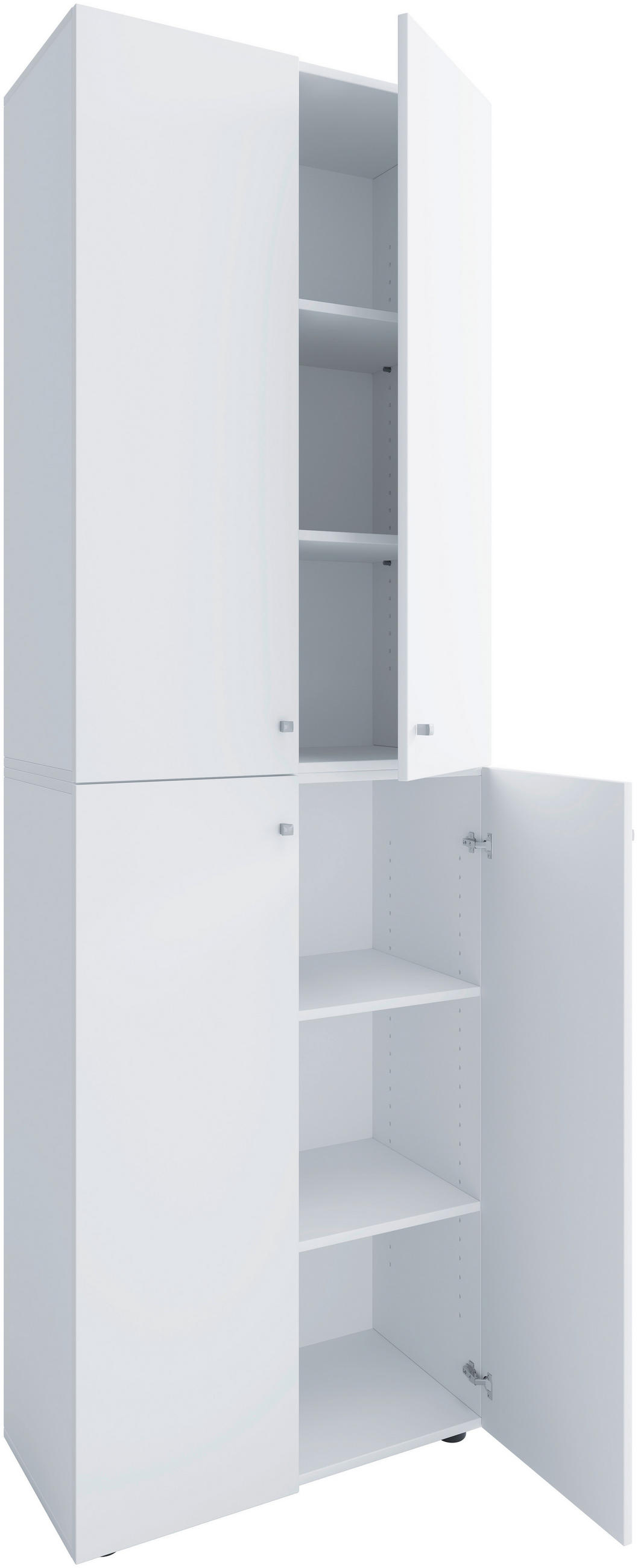 AKTENSCHRANK Weiß  - Weiß, Design, Holzwerkstoff (70/220/39cm) - MID.YOU