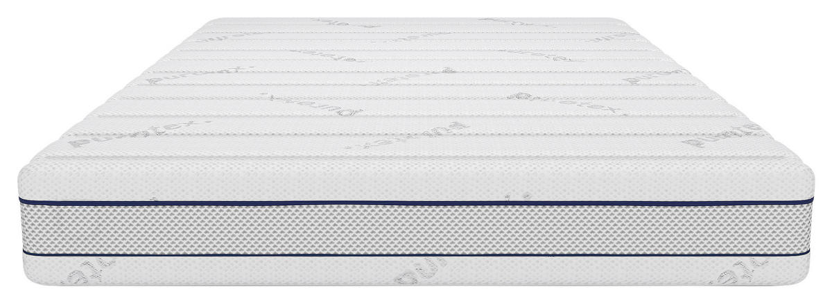 KALTSCHAUMMATRATZE Mood H3/H4, 180/200 cm, Höhe ca.: 25 cm, H3 + H4 = fest + sehr fest, 7-Zonen - Weiß, Basics, Textil (180/200cm) - Livetastic