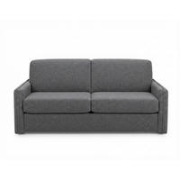 SCHLAFSOFA Webstoff Dunkelgrau  - Dunkelgrau/Schwarz, KONVENTIONELL, Kunststoff/Textil (180/86/100cm) - Xora