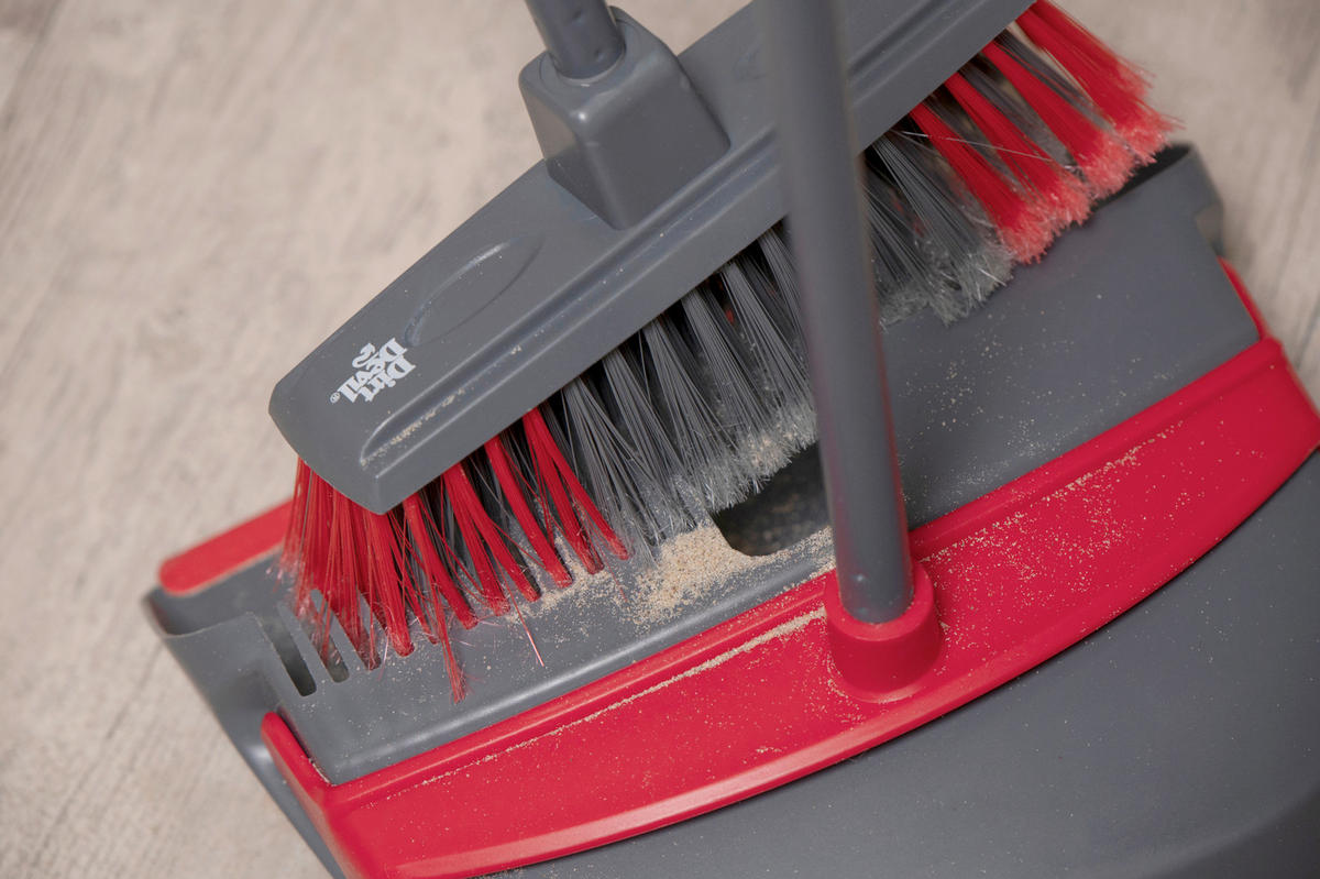 KEHRGARNITUR  - Rot/Grau, Basics, Kunststoff (26,5/24/92cm) - Dirt Devil