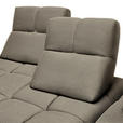 ECKSOFA  in Struktur Beigebraun  313/233 cm  - Beigebraun/Schwarz, Design, Kunststoff/Textil (313/233cm) - Belluti